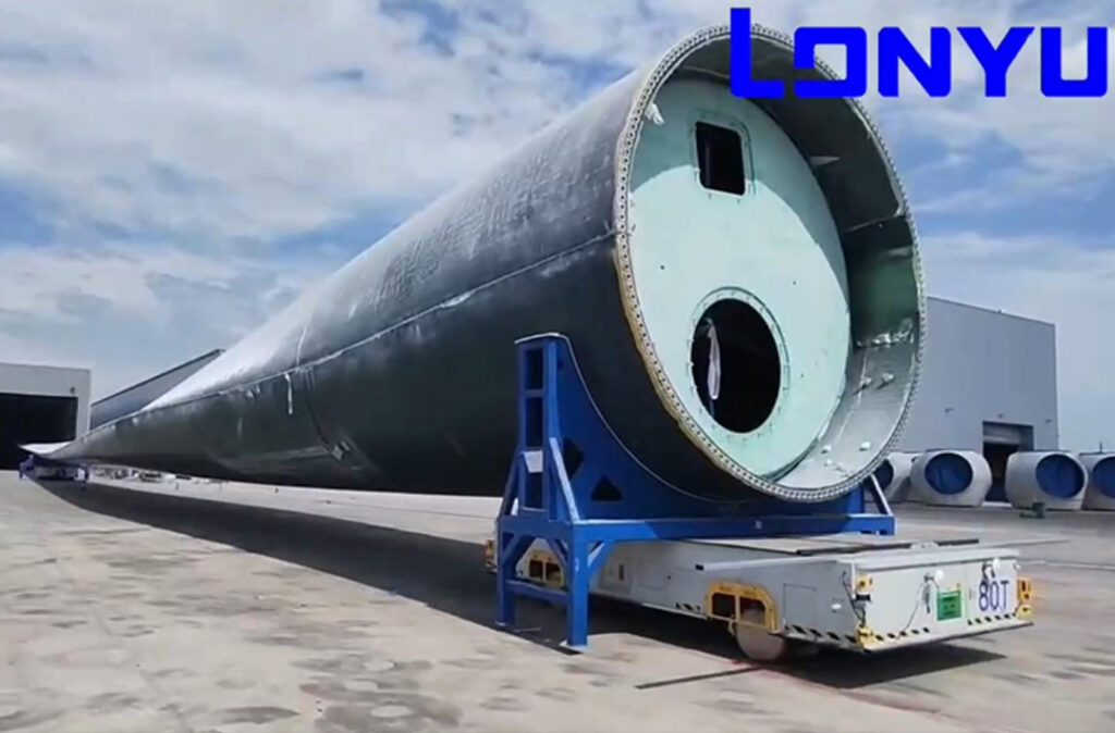 what is a dual vehicle linkage agv robot provide power for heavy load and long load logistics.1