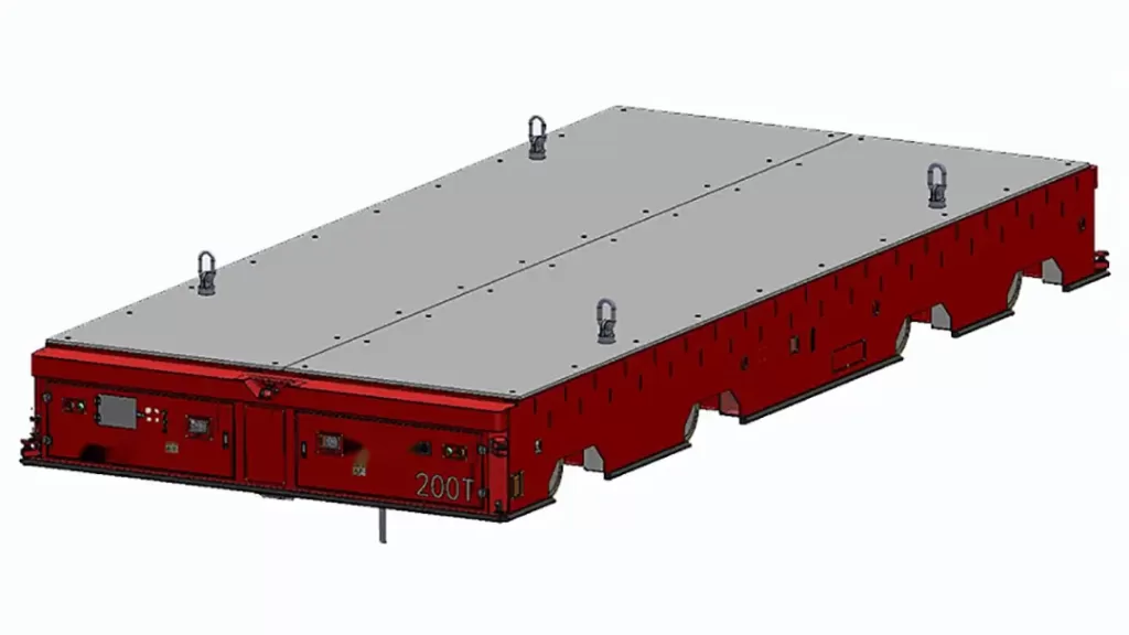 200 ton heavy duty agv backpack transmission box revolutionizing heavy load transformer handling with automated guided vehicle tech