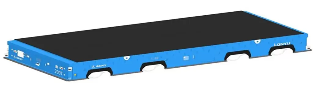 indoor and outdoor handling of wind turbine main engine drive system automated guided vehicle system heavy duty agv