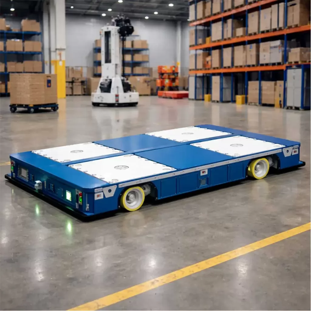 agv industrial transfer cart warehouse automation
