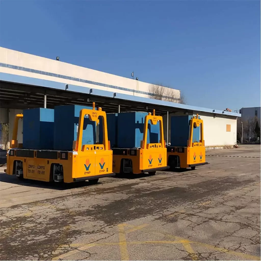 outdoor automated guided vehicles all terrain industrial environment