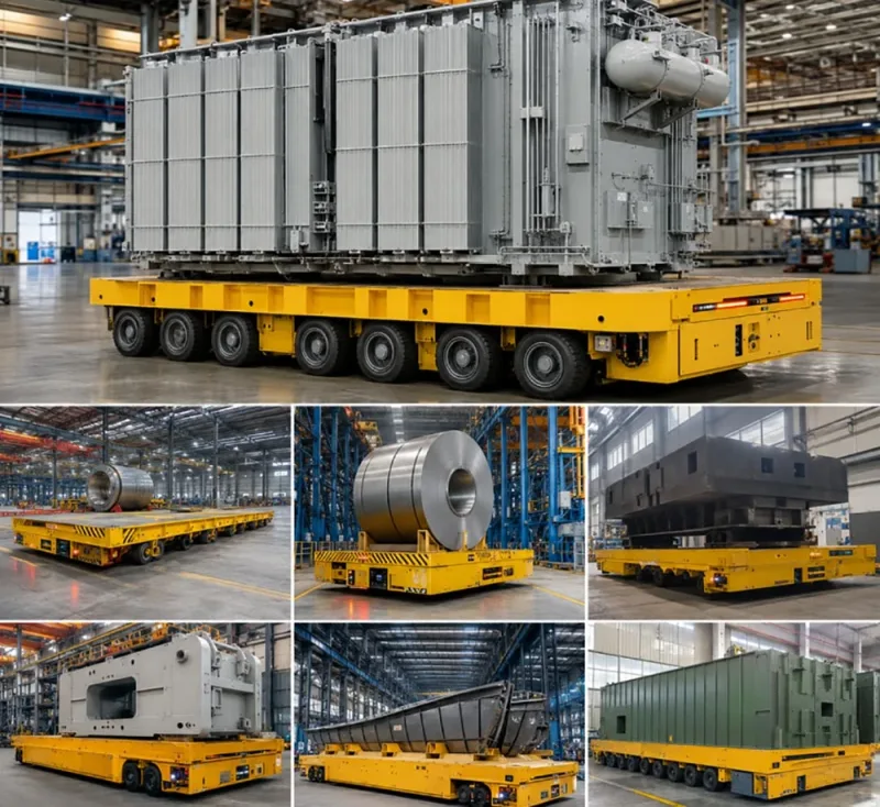 600 ton heavy load agv industrial transfer cart heavy equipment handling banner