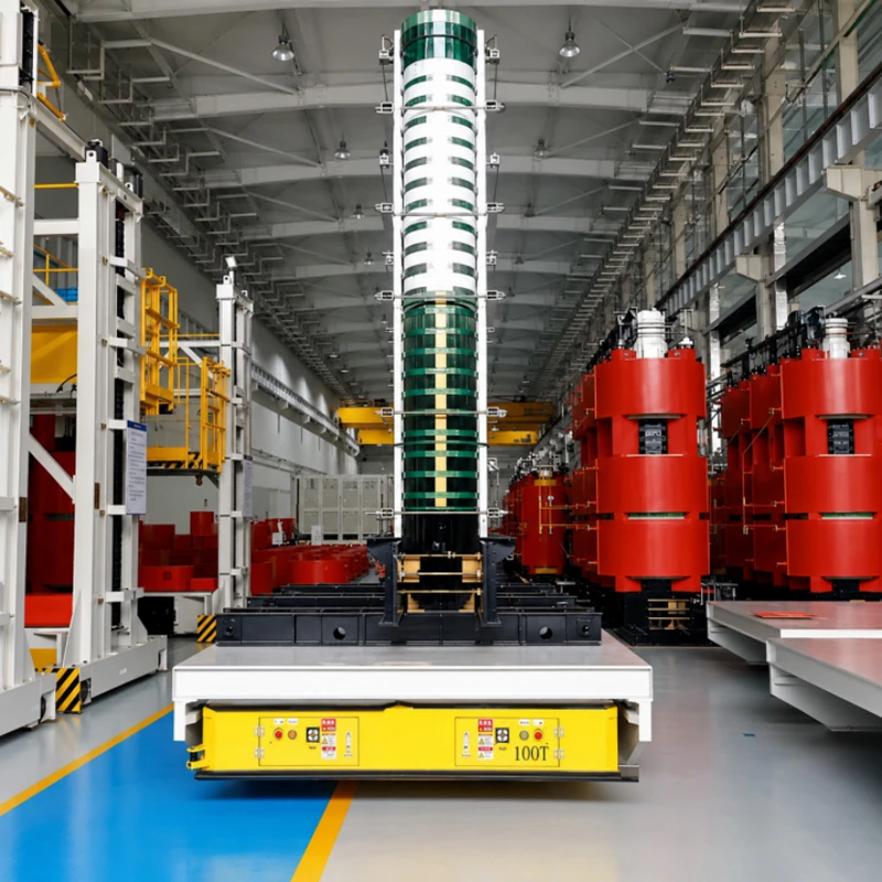 100 ton heavy duty agv transformer material handling factory