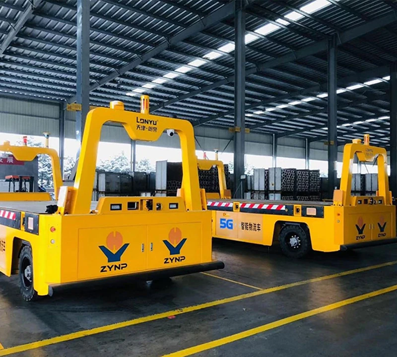 outdoor automated guided vehicle for heavy load handling