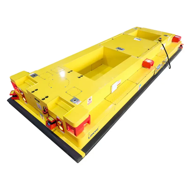 yellow backpack agv magnetic navigation